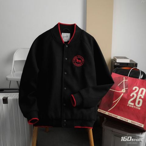 Áo Khoác Varsity Nam ICONDENIM Stallion Club
