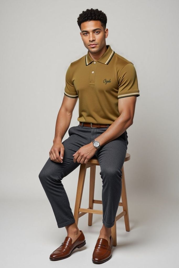 Áo Polo Nam ICONDENIM Trim Color