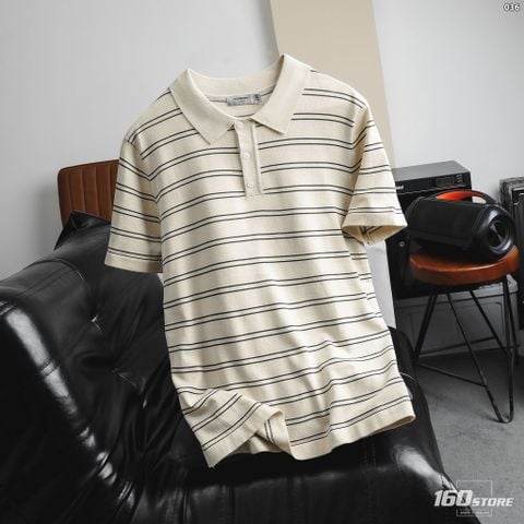Áo Polo Len Nam ICONDENIM Urban Stripe Form Regular