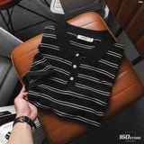 Áo Polo Len Nam ICONDENIM Urban Stripe Form Regular