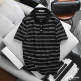 Áo Polo Len Nam ICONDENIM Urban Stripe Form Regular