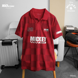 Áo Polo Nam ICONDENIM ft Disney Mickey Grid