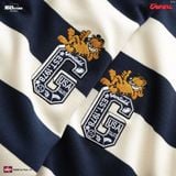 Áo Polo Nam ICONDENIM Garfield College Cat Stripe Form Boxy