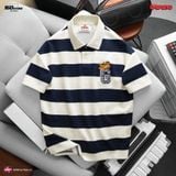 Áo Polo Nam ICONDENIM Garfield College Cat Stripe Form Boxy