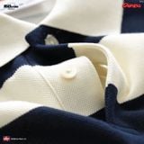 Áo Polo Nam ICONDENIM Garfield College Cat Stripe Form Boxy