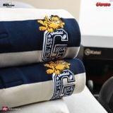 Áo Polo Nam ICONDENIM Garfield College Cat Stripe Form Boxy