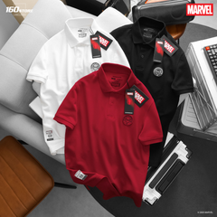 Áo Polo Nam ICONDENIM Marvel Spider-Man Night Script