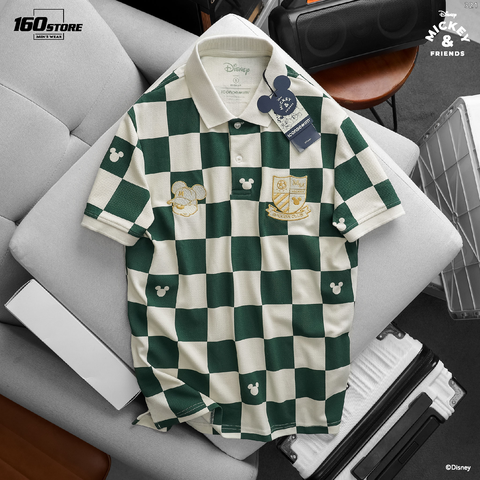Áo Polo Nam ICONDENIM Mickey Checked Form Regular