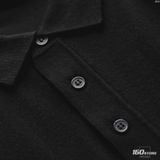 Áo Polo Nam Len ICONDENIM Black Ace