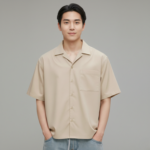 Áo Sơ Mi Nam Cotton ICONDENIM Sleek Split