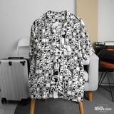 Áo Sơ Mi Nam Cuban ICONDENIM Monochrome Mosaic