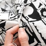 Áo Sơ Mi Nam Cuban ICONDENIM Monochrome Mosaic