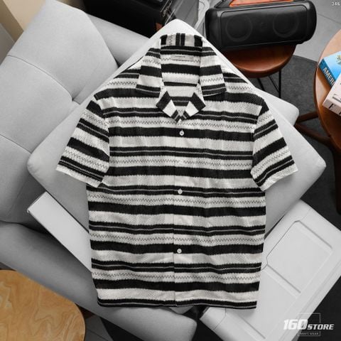 Áo Sơ Mi Nam Cuban ICONDENIM Rochet Strip
