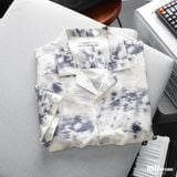 Áo Sơ Mi Nam Cuban ICONDENIM Stone Mist Tie-Dye