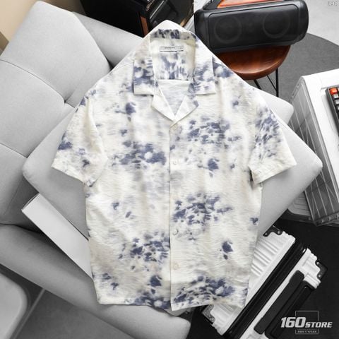 Áo Sơ Mi Nam Cuban ICONDENIM Stone Mist Tie-Dye