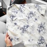 Áo Sơ Mi Nam Cuban ICONDENIM Stone Mist Tie-Dye