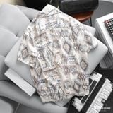Áo Sơ Mi Nam Tay Ngắn ICONDENIM Summer Tribal