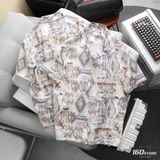 Áo Sơ Mi Nam Tay Ngắn ICONDENIM Summer Tribal