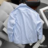 Áo Sơ Mi Nam Tay Dài ICONDENIM Urban Stripe