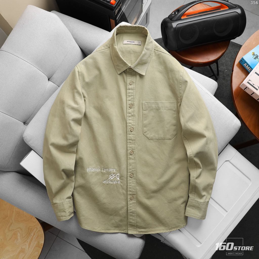 Áo Sơ Mi Nam Tay Dài ICONDENIM Monotype