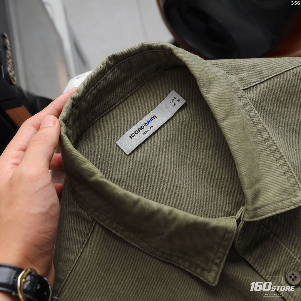 Áo Sơ Mi Nam Tay Dài ICONDENIM Monotype