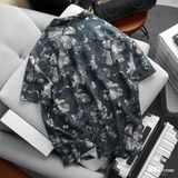 Áo Sơ Mi Nam Tay Ngắn Cuban ICONDENIM Midnight Garden