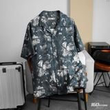 Áo Sơ Mi Nam Tay Ngắn Cuban ICONDENIM Midnight Garden