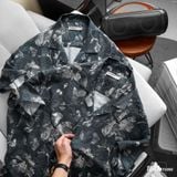 Áo Sơ Mi Nam Tay Ngắn Cuban ICONDENIM Midnight Garden