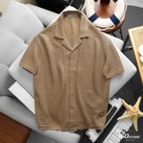 Áo Sơ Mi Nam Tay Ngắn Cuban ICONDENIM Riviera Knit