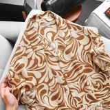 Áo Sơ Mi Nam Tay Ngắn Cuban ICONDENIM Whirling Petals