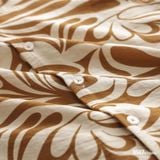 Áo Sơ Mi Nam Tay Ngắn Cuban ICONDENIM Whirling Petals