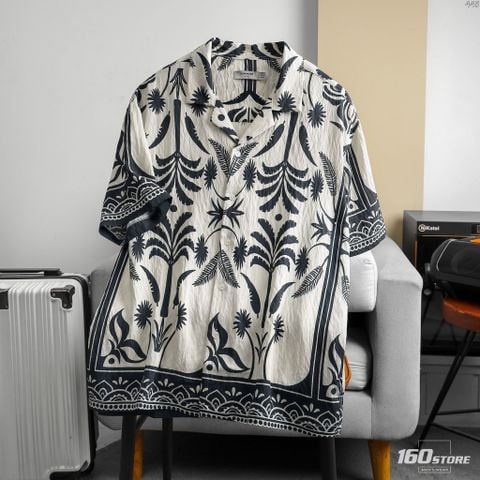 Áo Sơ Mi Nam Tay Ngắn ICONDENIM Cuban Pure Oasis