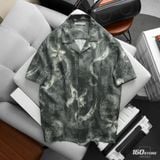 Áo Sơ Mi Nam Tay Ngắn ICONDENIM Dark Smoke Form Relaxed