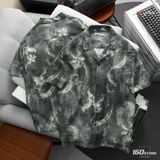 Áo Sơ Mi Nam Tay Ngắn ICONDENIM Dark Smoke Form Relaxed