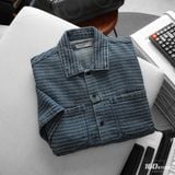 Áo Sơ Mi Nam Tay Ngắn ICONDENIM Gridline