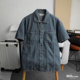 Áo Sơ Mi Nam Tay Ngắn ICONDENIM Gridline