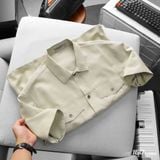 Áo Sơ Mi Nam Tay Ngắn ICONDENIM Original Quality Form Boxy