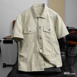 Áo Sơ Mi Nam Tay Ngắn ICONDENIM Original Quality Form Boxy