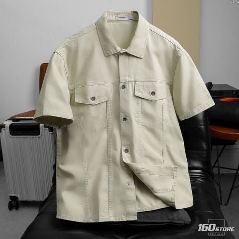 Áo Sơ Mi Nam Tay Ngắn ICONDENIM Original Quality Form Boxy
