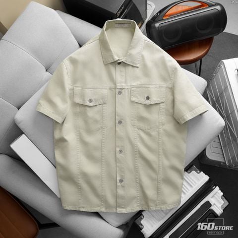 Áo Sơ Mi Nam Tay Ngắn ICONDENIM Original Quality Form Boxy