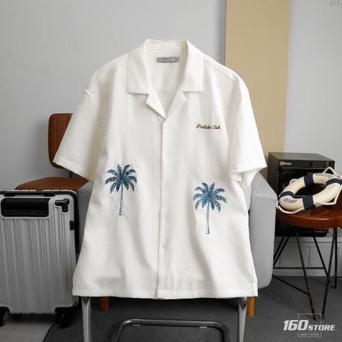 Áo Sơ Mi Nam Tay Ngắn Linen Cuban ICONDENIM Littoral