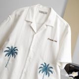 Áo Sơ Mi Nam Tay Ngắn Linen Cuban ICONDENIM Littoral