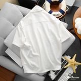 Áo Sơ Mi Nam Tay Ngắn Linen Cuban ICONDENIM Littoral