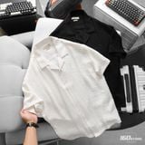 Áo Sơ Mi Nam Tay Ngắn Linen Cuban ICONDENIM Sandrift