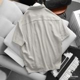 Áo Sơ Mi Nam Tay Ngắn Linen Cuban ICONDENIM Sandrift