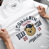 Áo Thun Nam ICONDENIM Bear Team