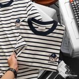 Áo Thun Nam ICONDENIM Classic Bear Stripe Form Regular