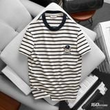 Áo Thun Nam ICONDENIM Classic Bear Stripe Form Regular