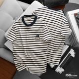 Áo Thun Nam ICONDENIM Classic Bear Stripe Form Regular