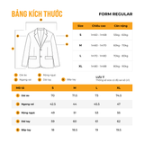 Áo Blazer Nam Versa Regular Twill Fabric Form Regular